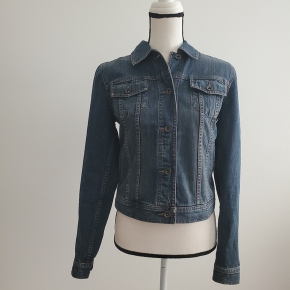 Lauren Jeans Co. Premium Women's Denim Jacket Size Extra Small - Picture 4 of 15